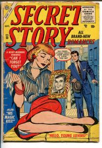 Secret Story Romances #15 1955-Vince Colletta -Girl In A Mask G
