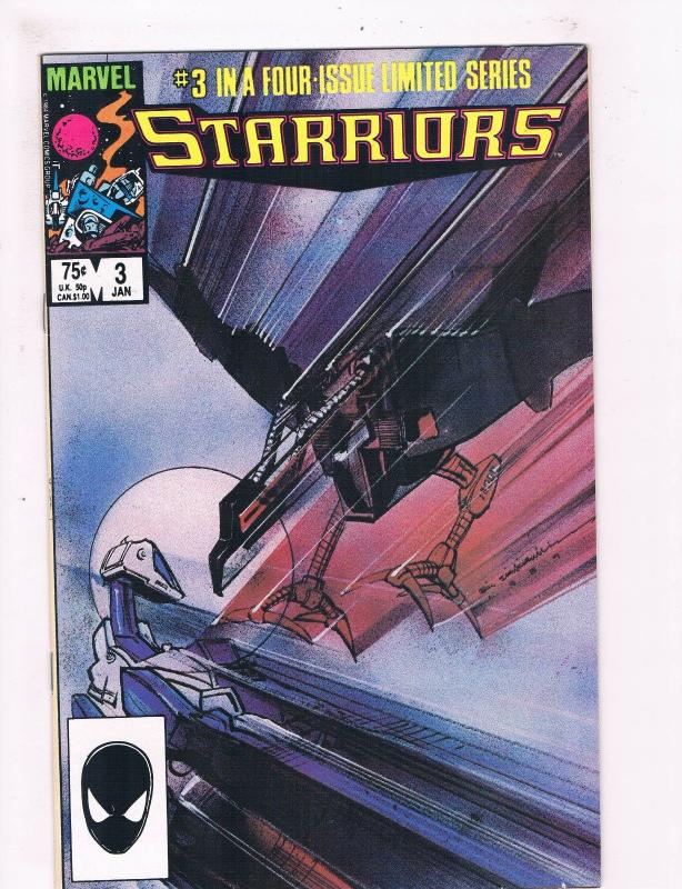 Starriors # 3 VF Marvel Comic Book Copper Age 1984 Space Series Issue TC1