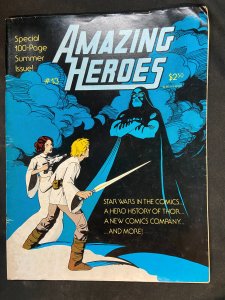 AMAZING HEROES #13 STAR WARS COVER VG/FN