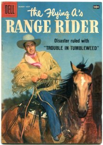 The Flying A's Range Rider #21 1958- Dell Western- Jock Mahoney VG/F