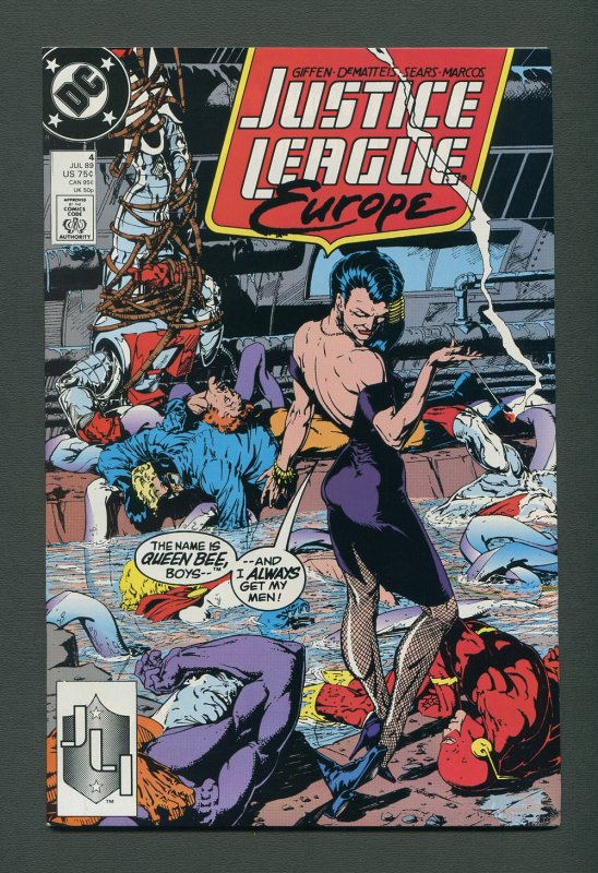 Justice League Europe #4 /  9.2 NM-  /  July 1989