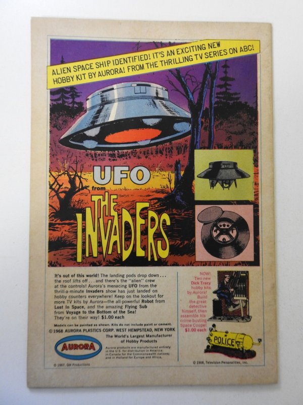 Superman #206 (1968) VG Condition centerfold detached bottom staple