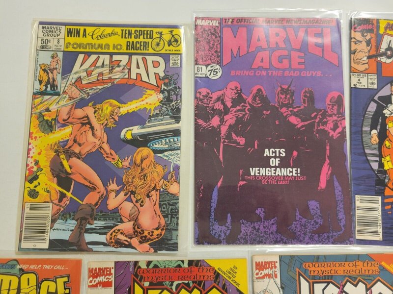 7 Marvel Comics #4 5 6 Hero #8 Kazar #81 Marvel Age #2 4 Damage Control 43 TJ13