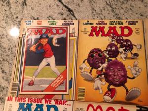 Lot Of 8 Mad Magazines # 145 153 277 278 279 280 281 282 Humor Parody Comedy JW1