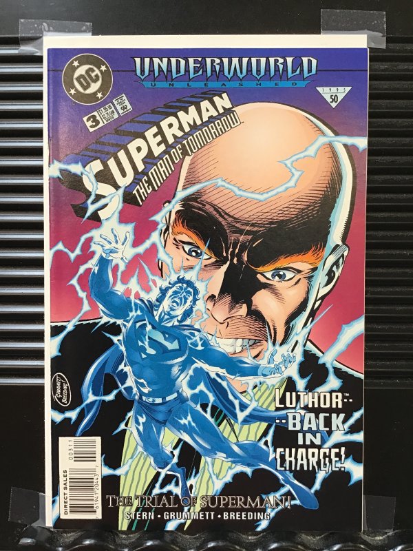 Superman: The Man of Tomorrow #3 Direct Edition (1995)