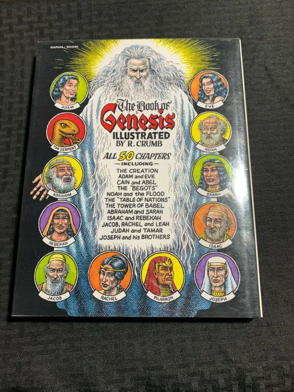 2009 BOOK OF GENESIS R Crumb HC/DJ VF+/FVF 1st WW Norton / Fisherman Collection