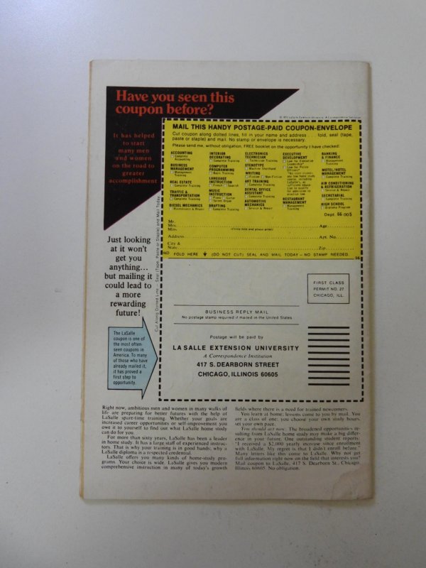 The Invaders #1 (1975) VG/FN condition moisture damage MVS intact