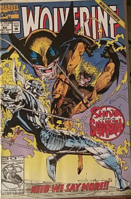 WOLVERINE (MARVEL )#60,63,85,89,93,95,96 ALL IN NM CONDITION.8BOOK LOT