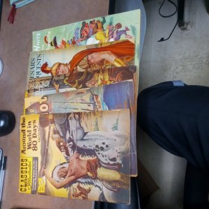 Classics Illustrated 5 Issue Comics Lot Run Set Collection The Pilot Caesar's...