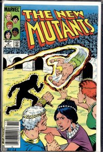 The New Mutants #9 Newsstand Edition (1983) New Mutants [Key Issue]