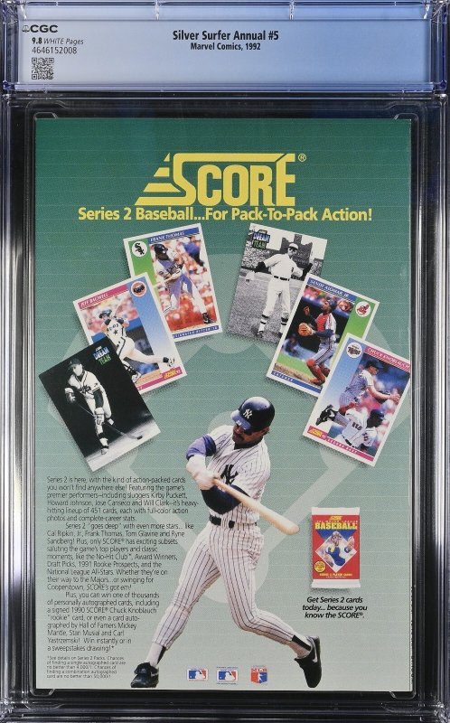 Silver Surfer Annual #5 (1992) Graded CGC 9.8