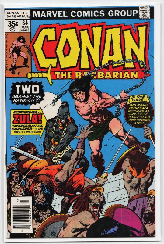 Conan the Barbarian #84 (1978) Conan [Key Issue]