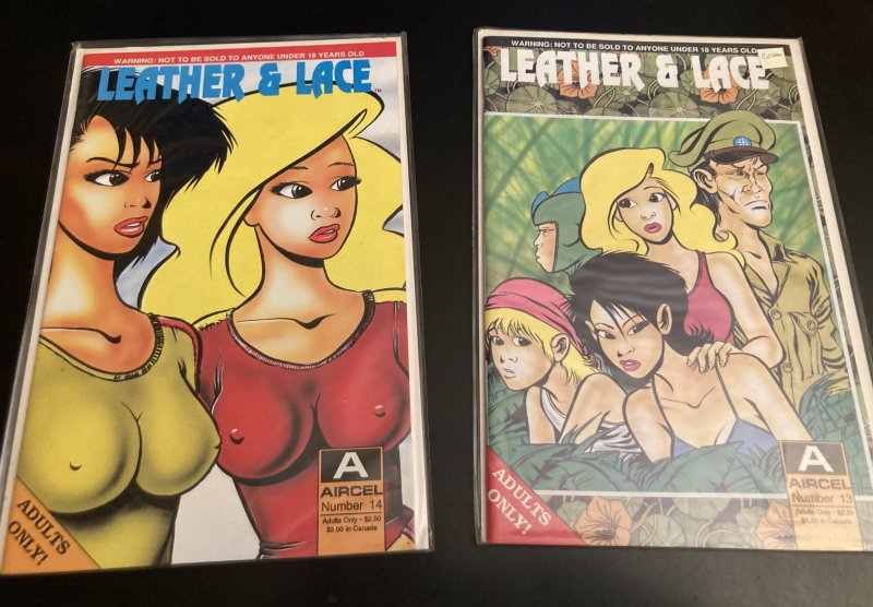 Lot of *11* LEATHER & LACE ADULT COMIX!