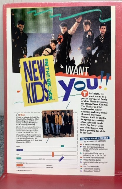 New Kids On The Block Comics Tour '90/91 #4 (1991)