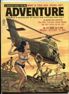 Adventure Magazine February 1962- Sally Douglas- Macao