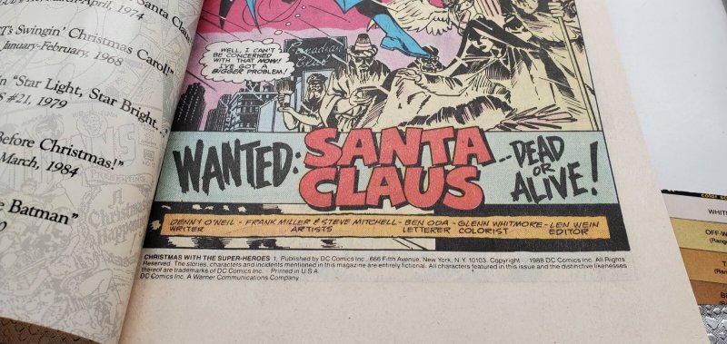 Christmas with the Super-Heroes #1 DC Comics (1988) VG/FN