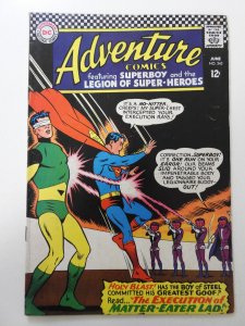 Adventure Comics #345 (1966) GD/VG Condition rust on staples