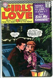 GIRLS' LOVE STORIES #122-DC ROMANCE-HANDSOME CAB COVER VG