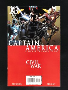 Captain America #23 (2006) Brubaker, Civil War