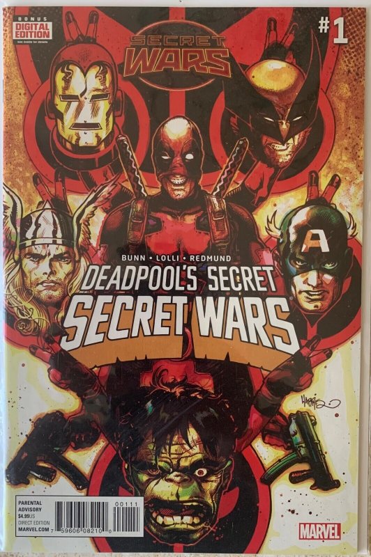DEADPOOL'S SECRET SECRET WARS 1-4 + SPIDER-MAN SECRET WARS 1-4 | COMPLETE SERIES