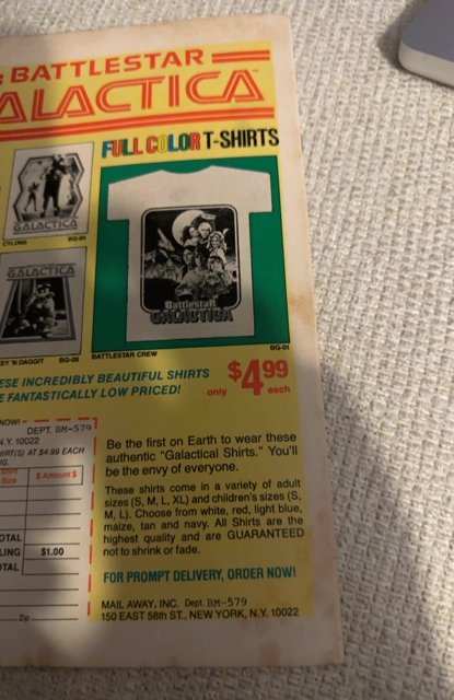 Daredevil #158 (1979)first frank miller-Death stalker foxing/staining on back