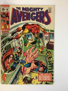 AVENGERS 66 VG  JULY 1969  BARRY SMITH
