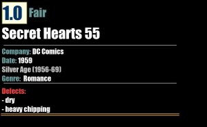 Secret Hearts 55 (1959) FR 1.0 Silver Age DC Comics