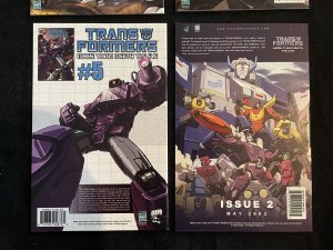 Transformers: Generation One RUN #1-3 LOT of 3 Decepticon cover Dreamwave 2002