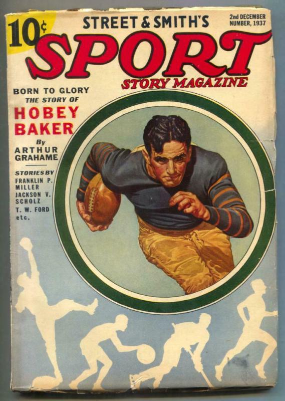 Sport Story Pulp 2nd December 1937- Hobey Baker VG/F