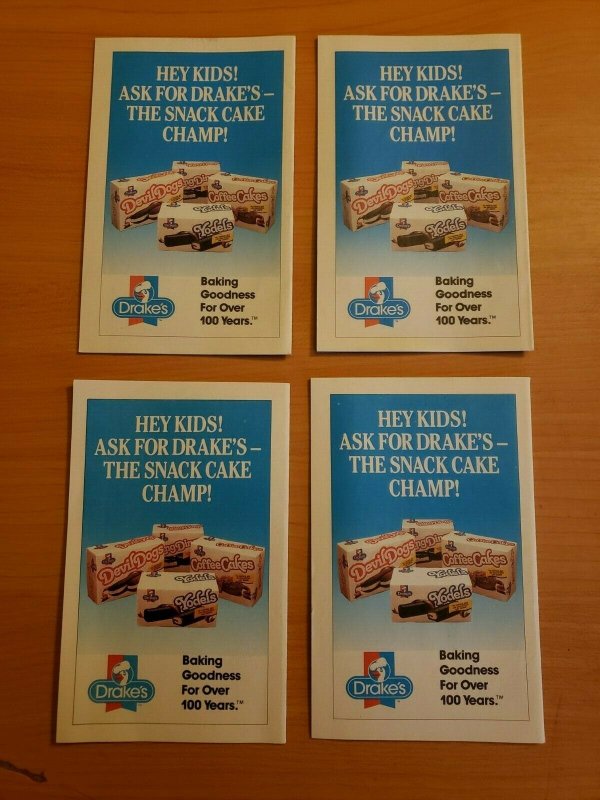 DRAKES MINI Spider-Man Wolverine 1-4 Complete Set Run! ~ NEAR MINT NM ~ 1993