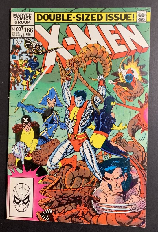 The Uncanny X-Men #166 (1983) 1st Appearance Lockheed / Death of Brood Queen