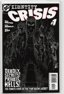 Identity Crisis #1 Second Print Cover (2004) Justice League