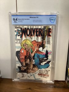Wolverine #10 (1989) CBCS 9.4
