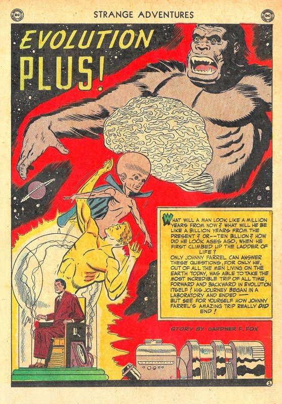 STRANGE ADVENTURES #8 (May1951) 4.5 VG+ SciFi from G. Fox!  G. Kane!  A. Toth!