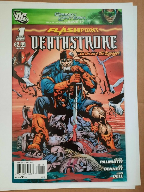 DEATHSTROKE #1 NM FLASHPOINT CURSE OF THE RAVAGER COMIC 