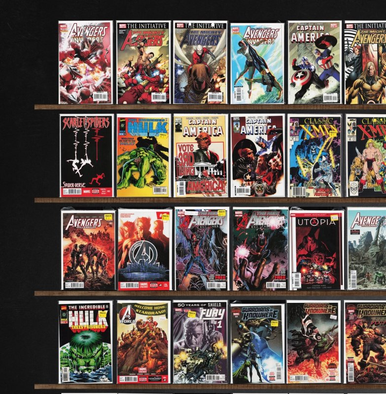 Huge Lot 150+ Comics with Wolverine, New Avengers, Avengers & More!