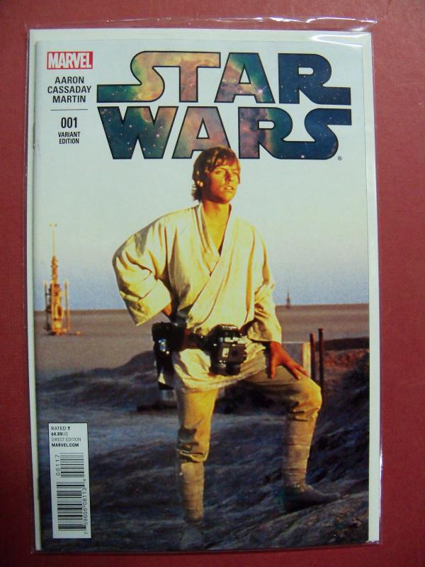 STAR WARS #001 PHOTO VARIANT 1:15 COVER NM 9.4 MARVEL 2015 SERIES