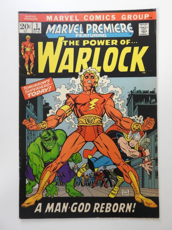 Marvel Premiere #1 (1972) FN- Condition! Stain back cover