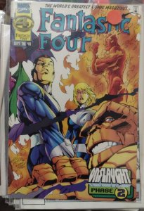 Fantastic Four  # 416  1996  MARVEL  ONSLAUGHT PHASE 2 NEWSTAND VARIANT key