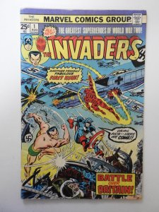 The Invaders #1 (1975) GD Condition Moisture damage