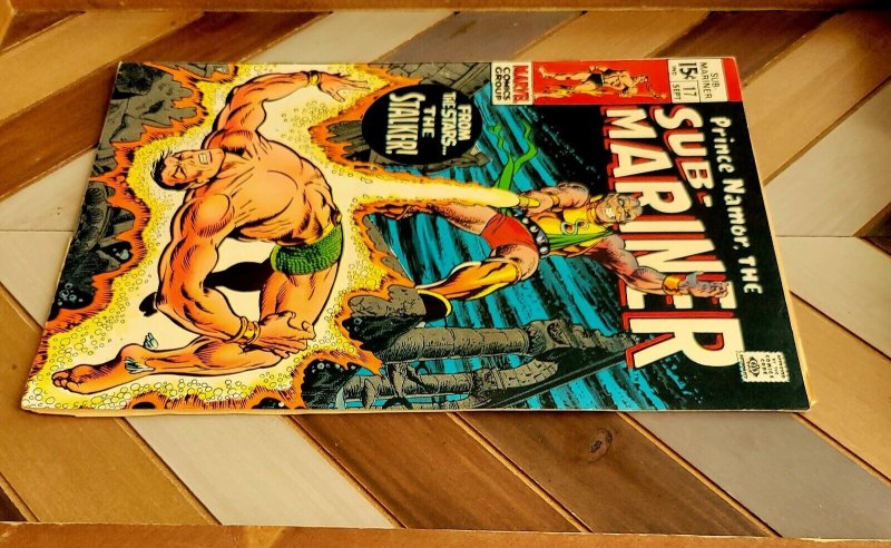 Sub-Mariner #17 & 18 (Marvel 1969) Marie Severin, 1st appearance KORMOK + TRITON 