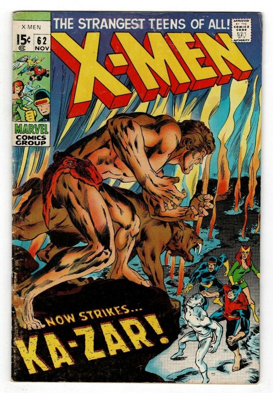 X-Men 62   1st Savage Land Mutates   Neal Adams 
