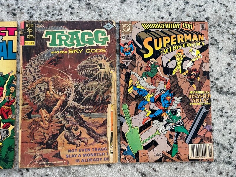 3 Comic Books Action Comics 670 + Tragg # 8 + Impact Winter Special 1 48 J869