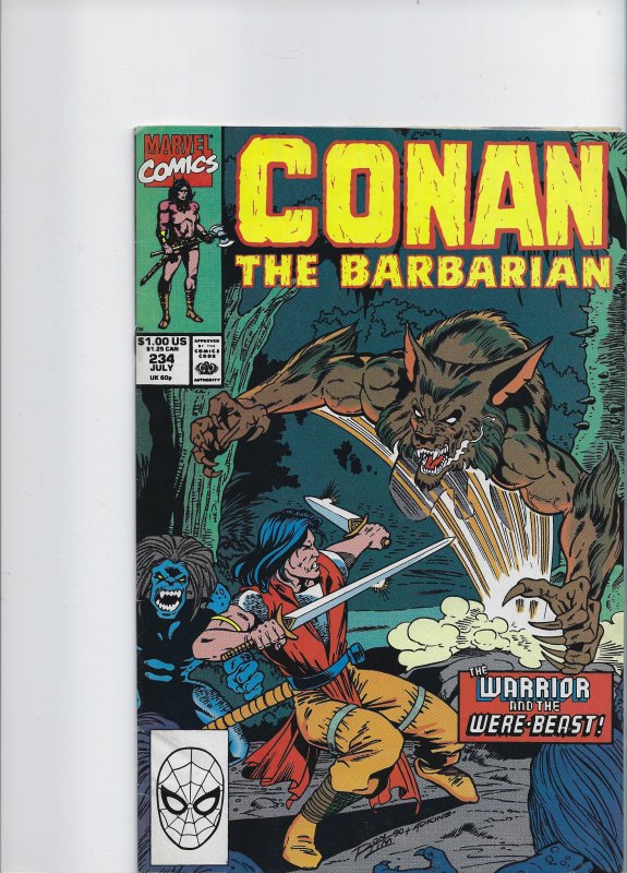 Conan the Barbarian #247, 232, 234, 223  (1991)