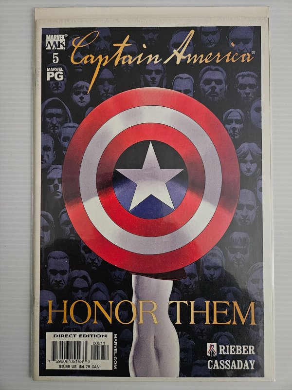 Captain America #5 Direct Edition (2002)