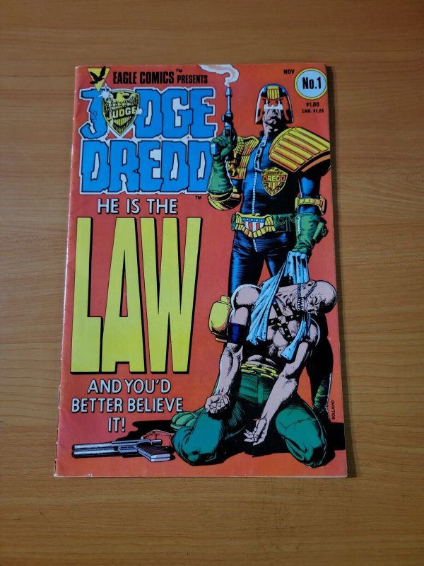 Judge Dredd #1 ~ FINE FN ~ 1983 Eagle Comics