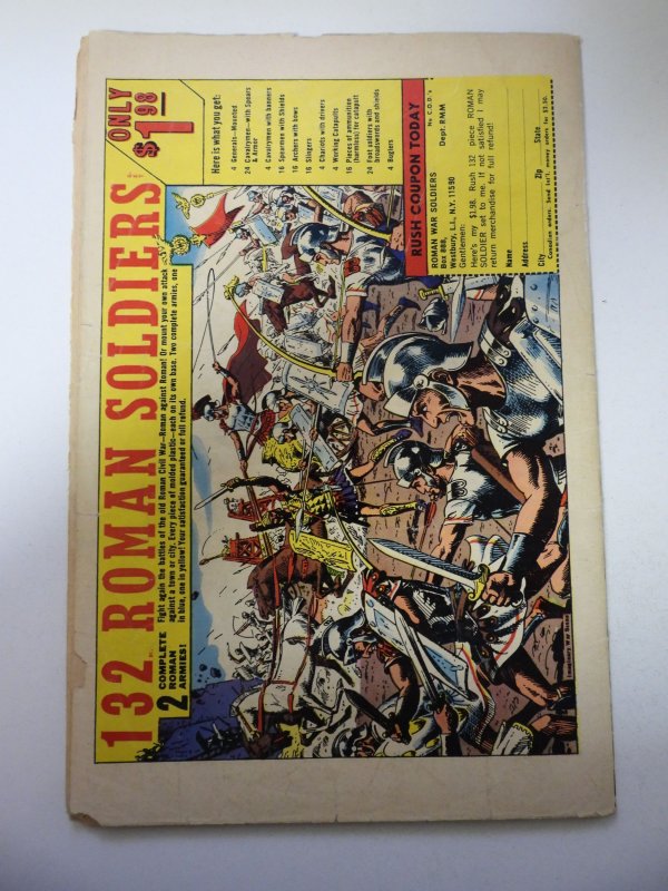 Captain America #104 (1968) GD+ Condition centerfold detached at 1 staple