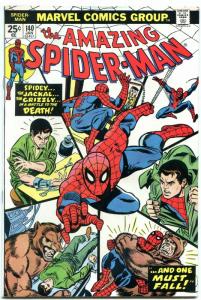 AMAZING SPIDER-MAN #140 1975-MARVEL COMICS-GRIZZLY-high grade VF