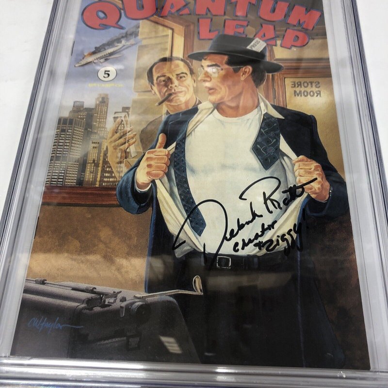 Quantum Leap (1992) # 5 (CGC 8.0 SS) signed & Creator & Ziggy Deborah Pratt