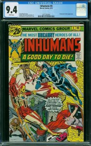 Inhumans #4 (1976) CGC 9.4 NM